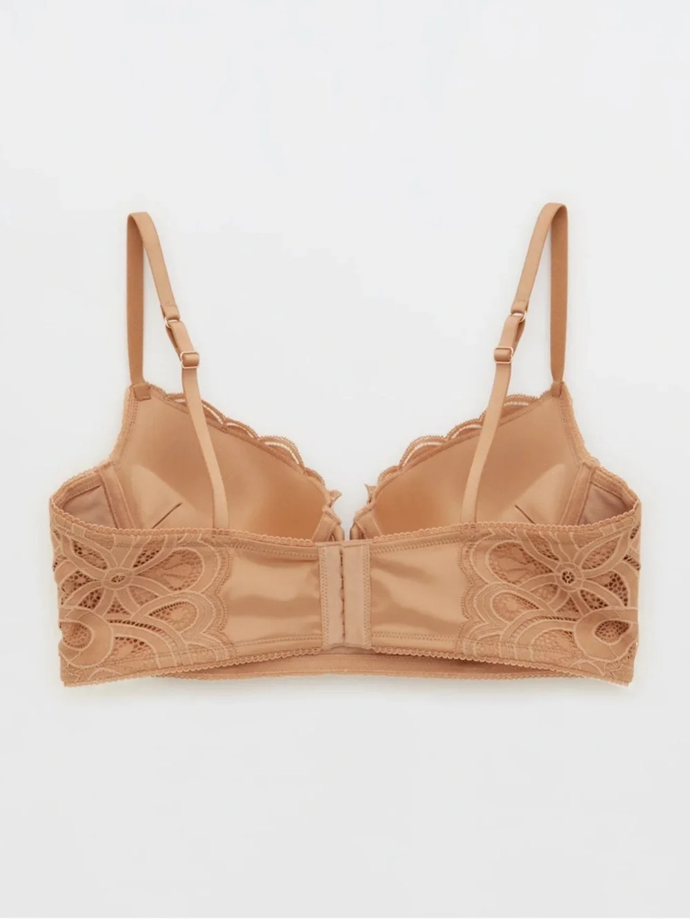 aerie Show Off Plunge Push Up Rooftop Garden Lace Bra | Size 34B | Never Worn - Picture 5 of 7